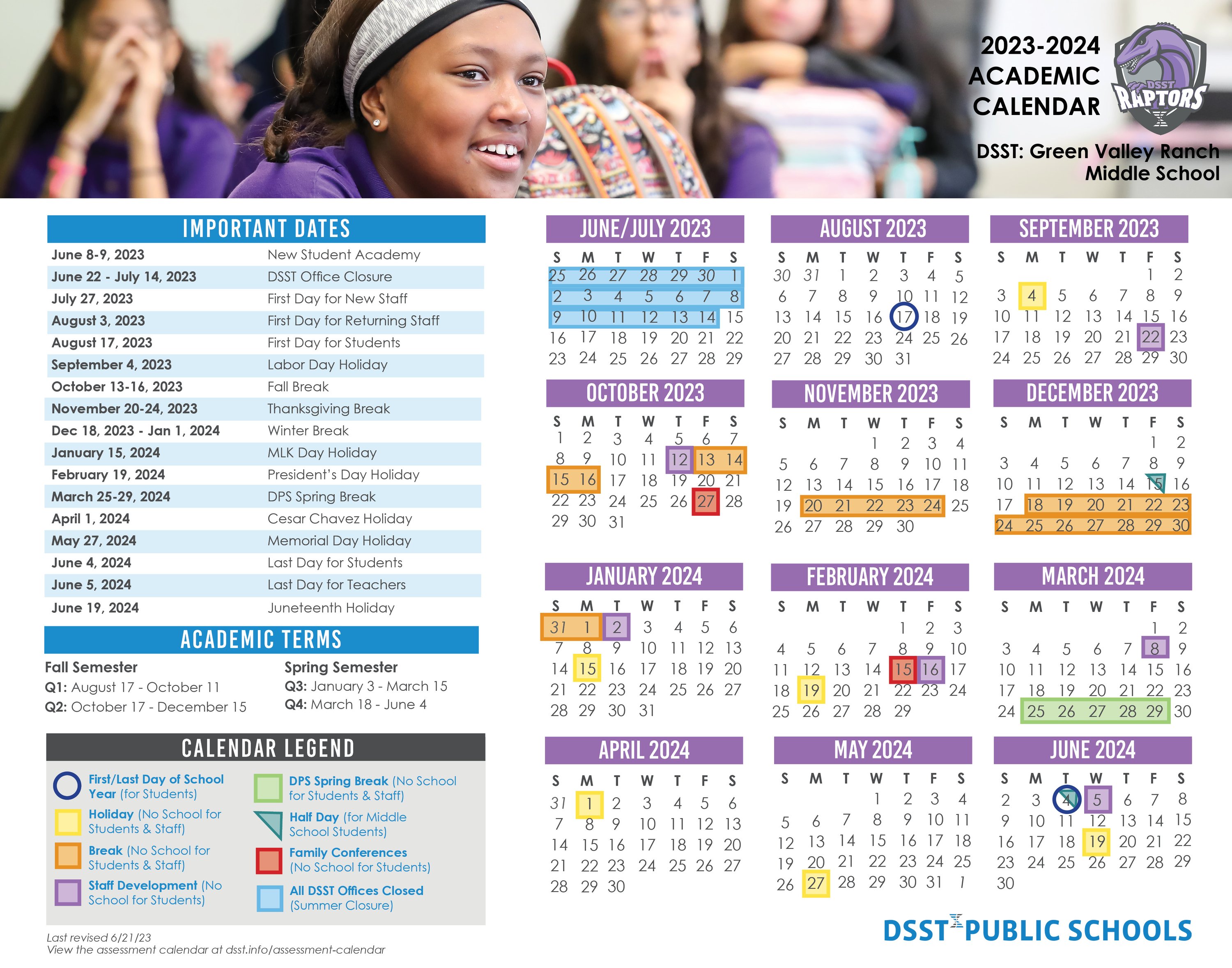 DSST Green Valley Ranch Middle School Home